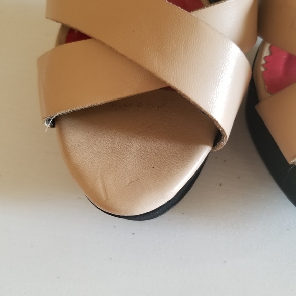 Brand New Beautiful black & cream heels - Picture 3 of 6